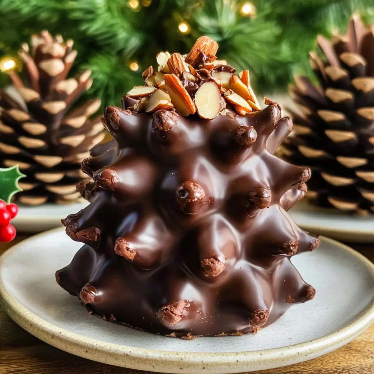 Viral Pine Cone Brownies
