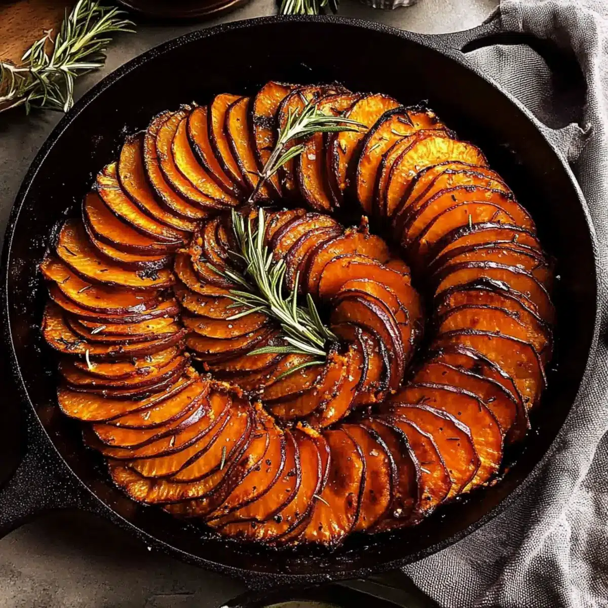 Spiral Sweet Potato Bake
