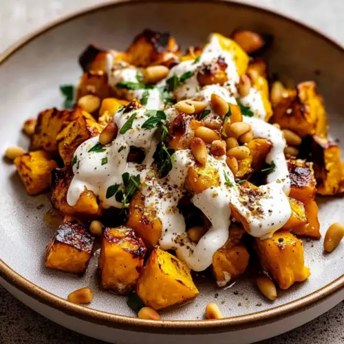 Pumpkin with Yogurt Sauce