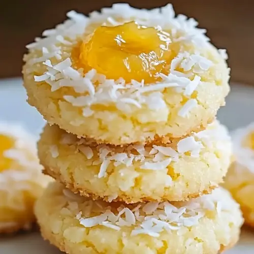 Hawaiian Pineapple Coconut Thumbprint