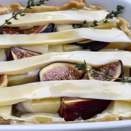 Fig and Brie Fillo Crinkle Pie