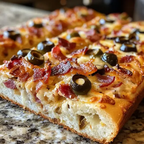 Olive, Bacon and Cheese Bread