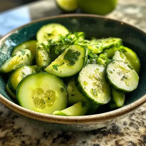 Cucumber Avocado Salad