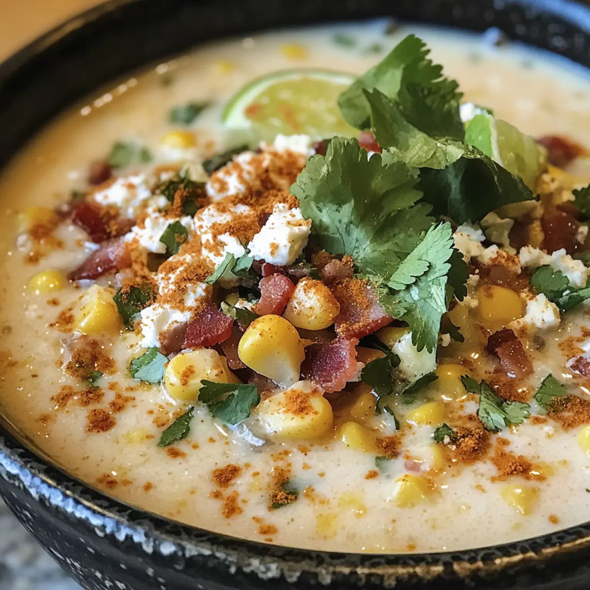 Mexican Street Corn Soup