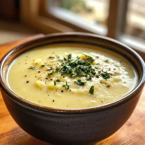 Garlic Potato Soup