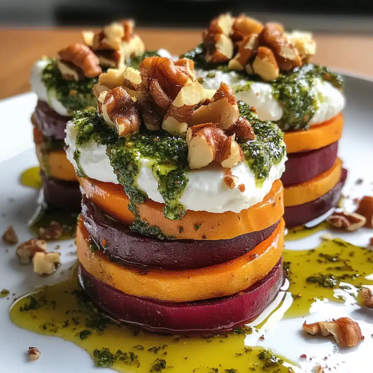 Sweet Potato & Beet Stacks