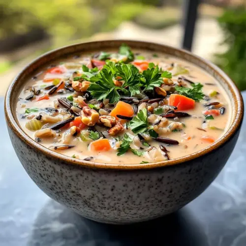 Autumn Wild Rice Soup