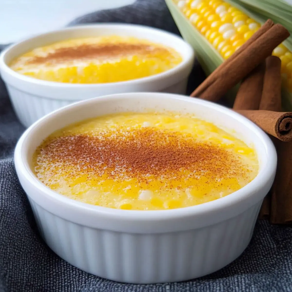Brazilian corn pudding