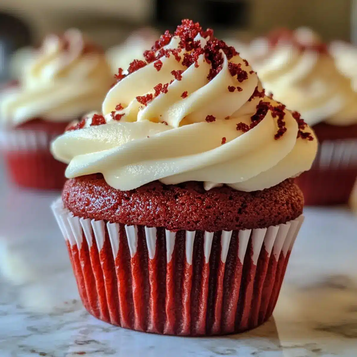 Moist Red Velvet Cupcakes