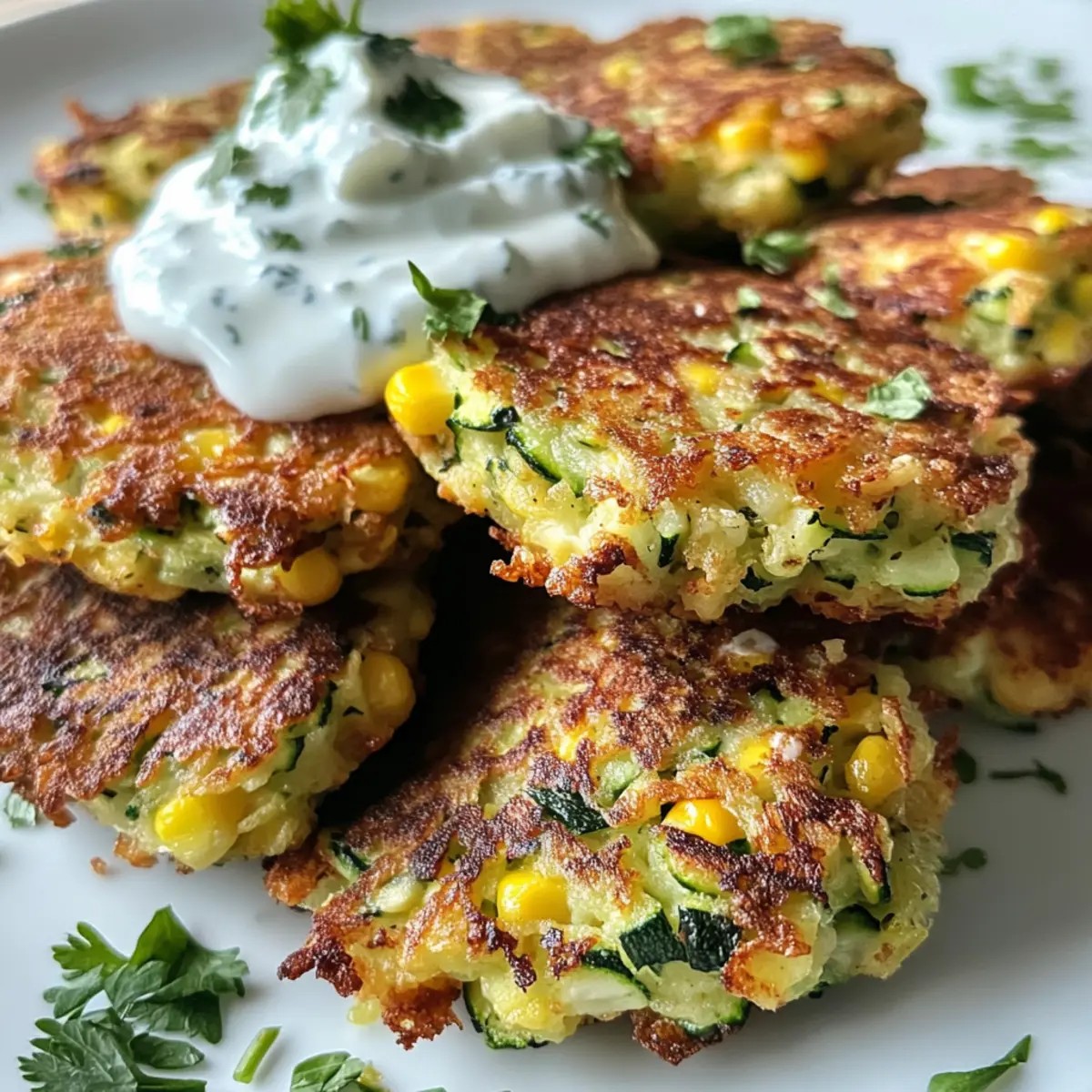 Zucchini Corn Fritters