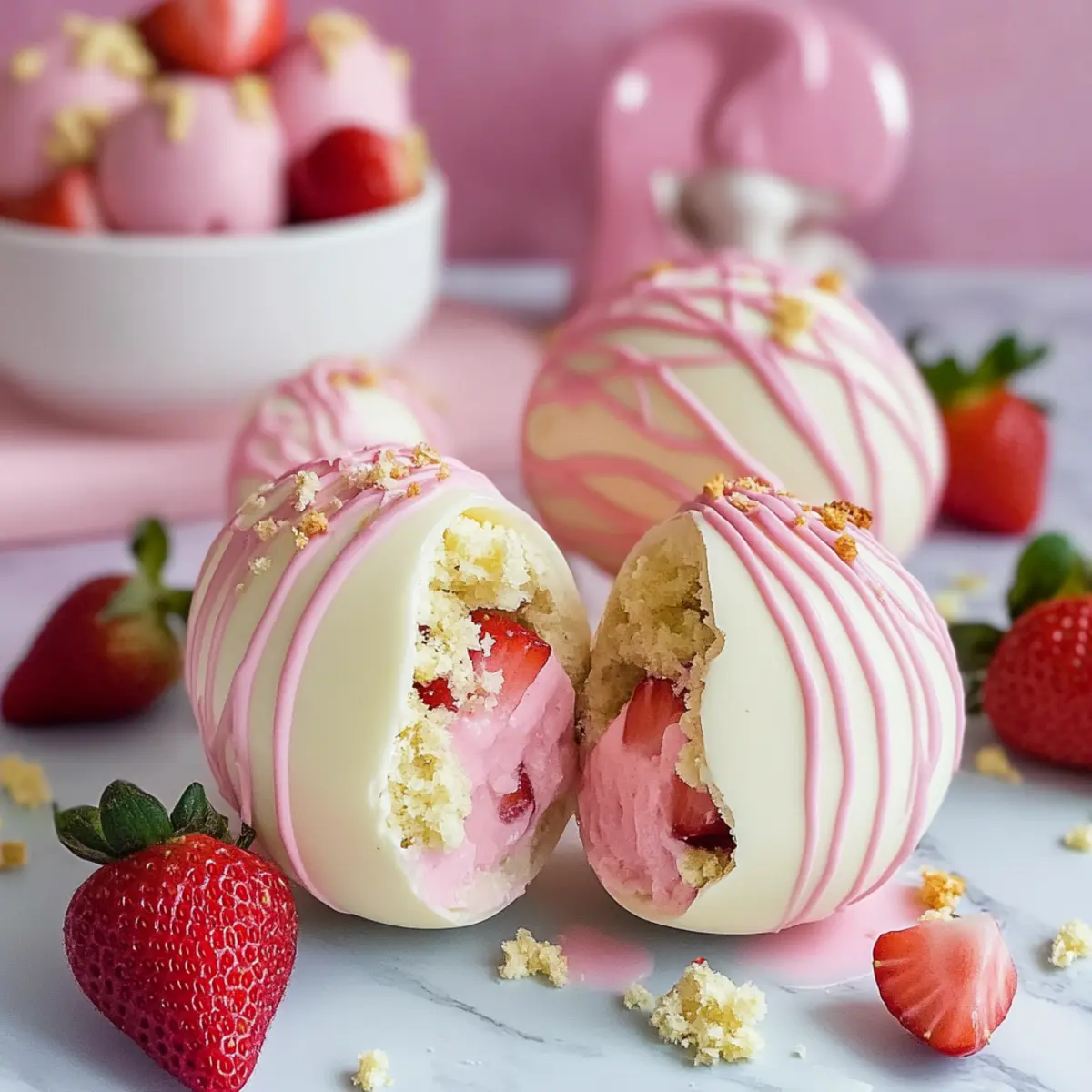 Strawberry Shortcake Easter Egg Bombs