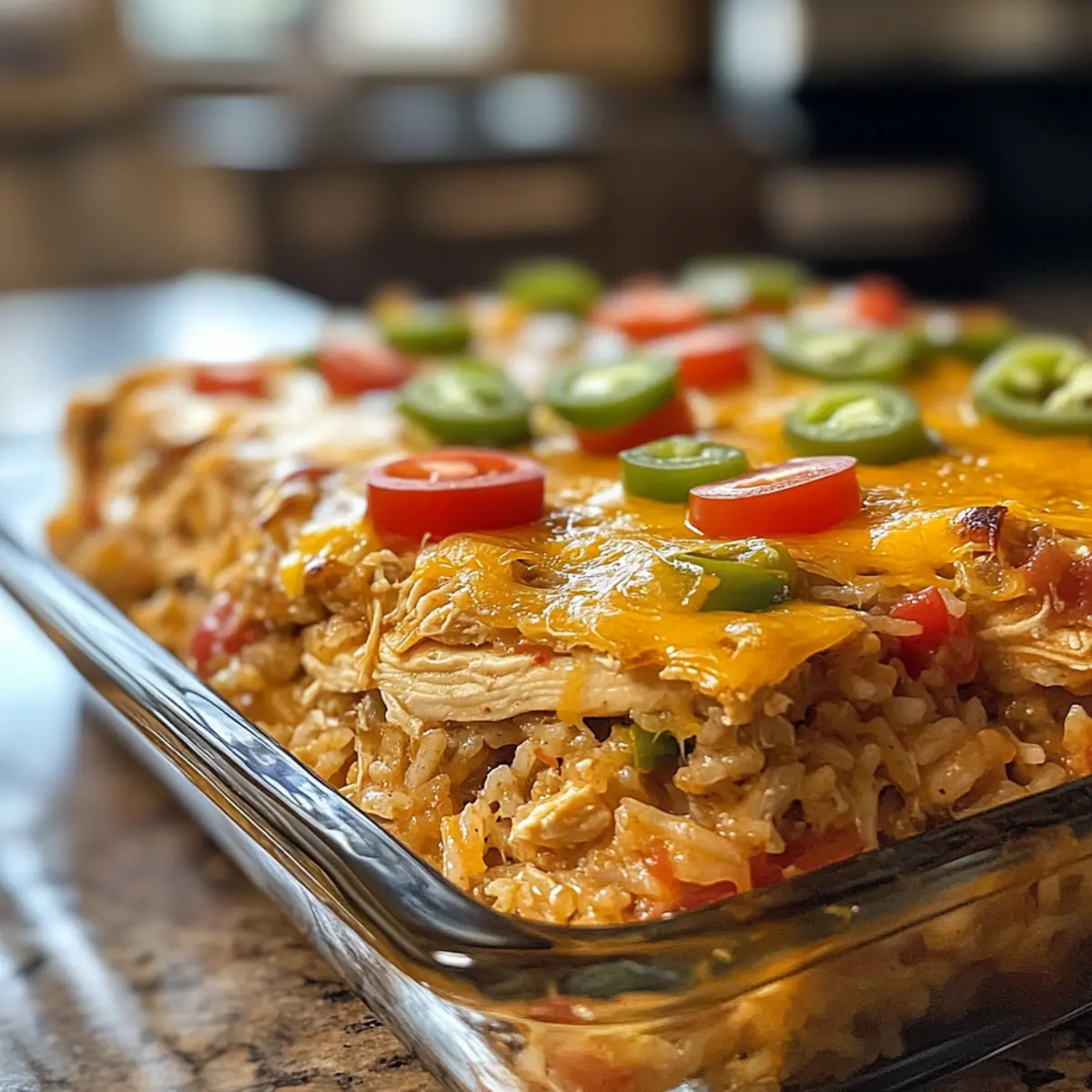 Chicken Burrito Casserole