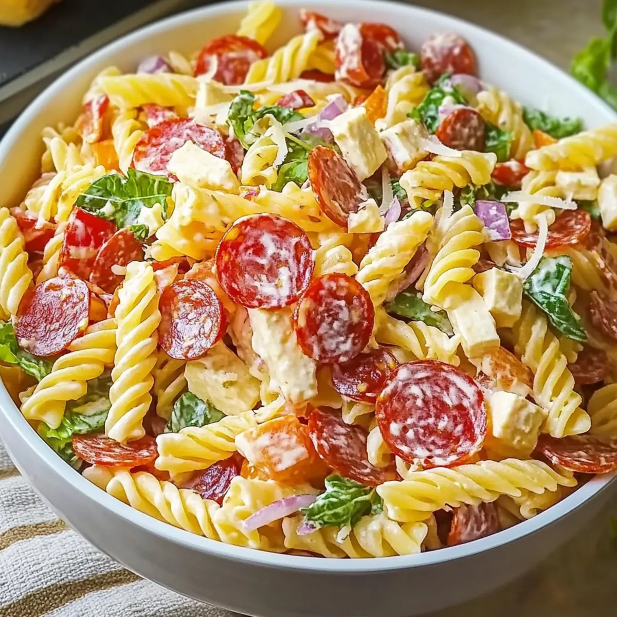 Italian Grinder Pasta Salad