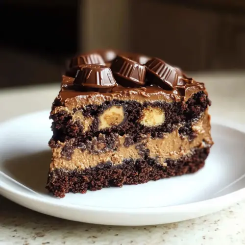 Peanut Butter Earthquake Cake