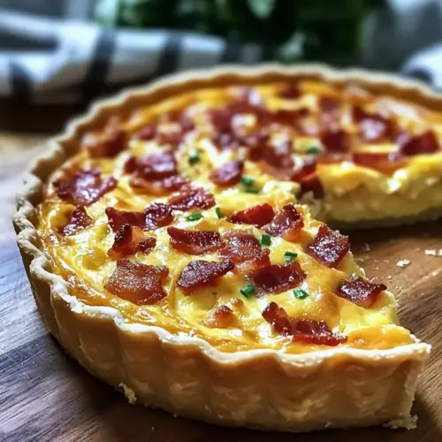 Crustless Bacon & Cheese Quiche