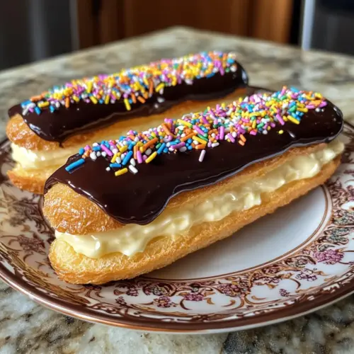 Custard Éclairs