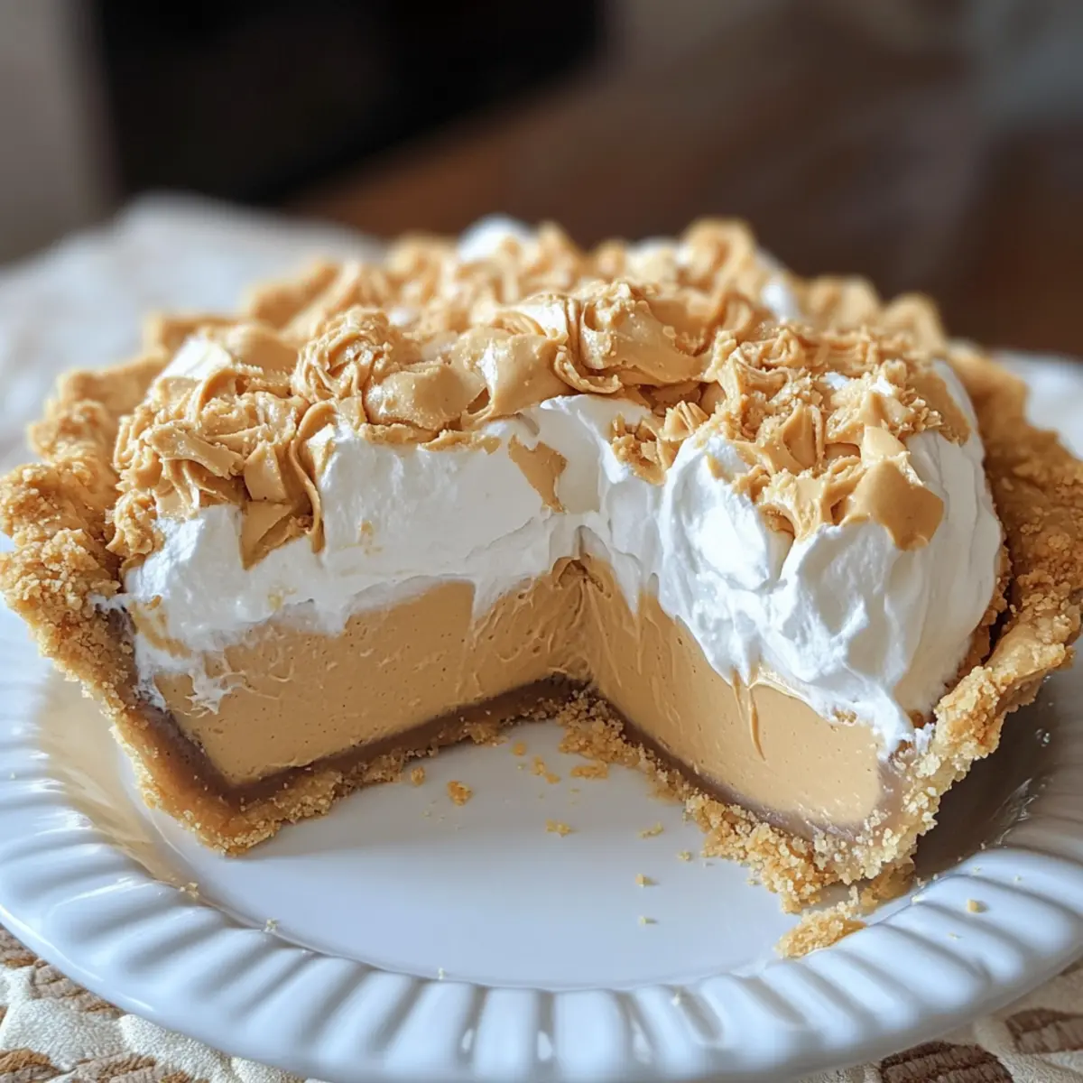 Amish Peanut Butter Cream Pie