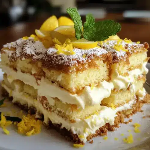 Tangy & Vibrant Limoncello Tiramisu