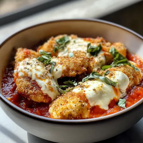 Cottage Cheese Chicken Parm Bowl