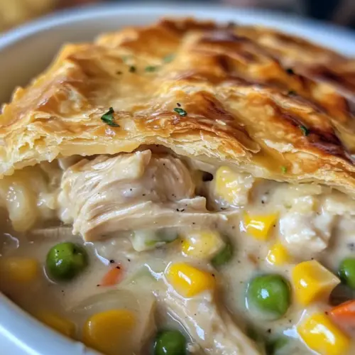 Crustless Chicken Pot Pie