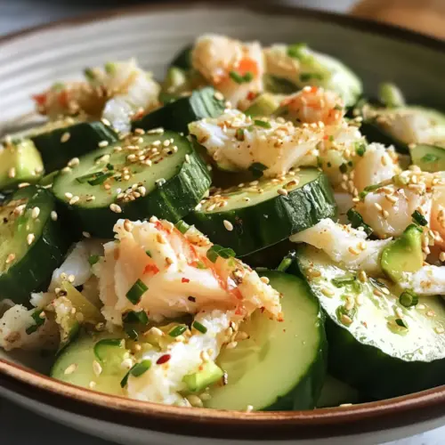 California Roll Cucumber Salad