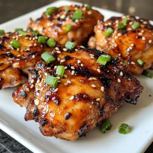 Crispy Japanese BBQ Chicken Thighs