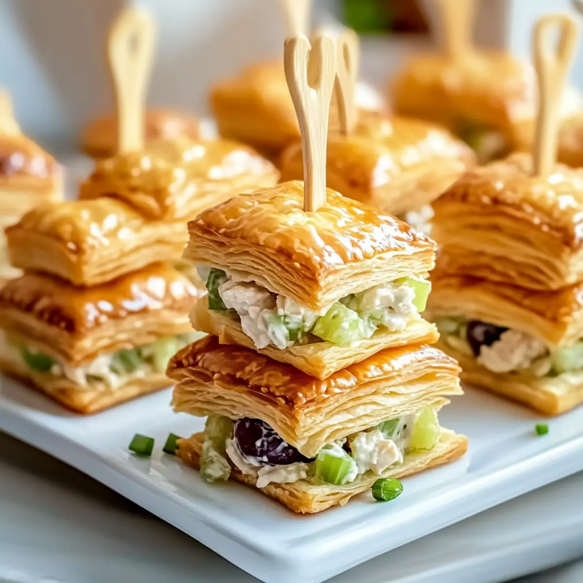 Healthy Chicken Salad Puffs